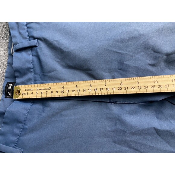 Adidas Golf Pants‎ Mens 34x30 Blue 3 Stripe Climalite Active Casual Sports - Picture 9 of 12